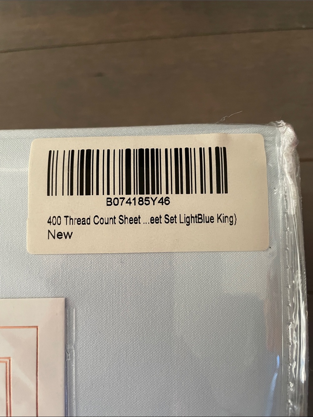 King Sheet Set Light Blue - Picture 4 of 4